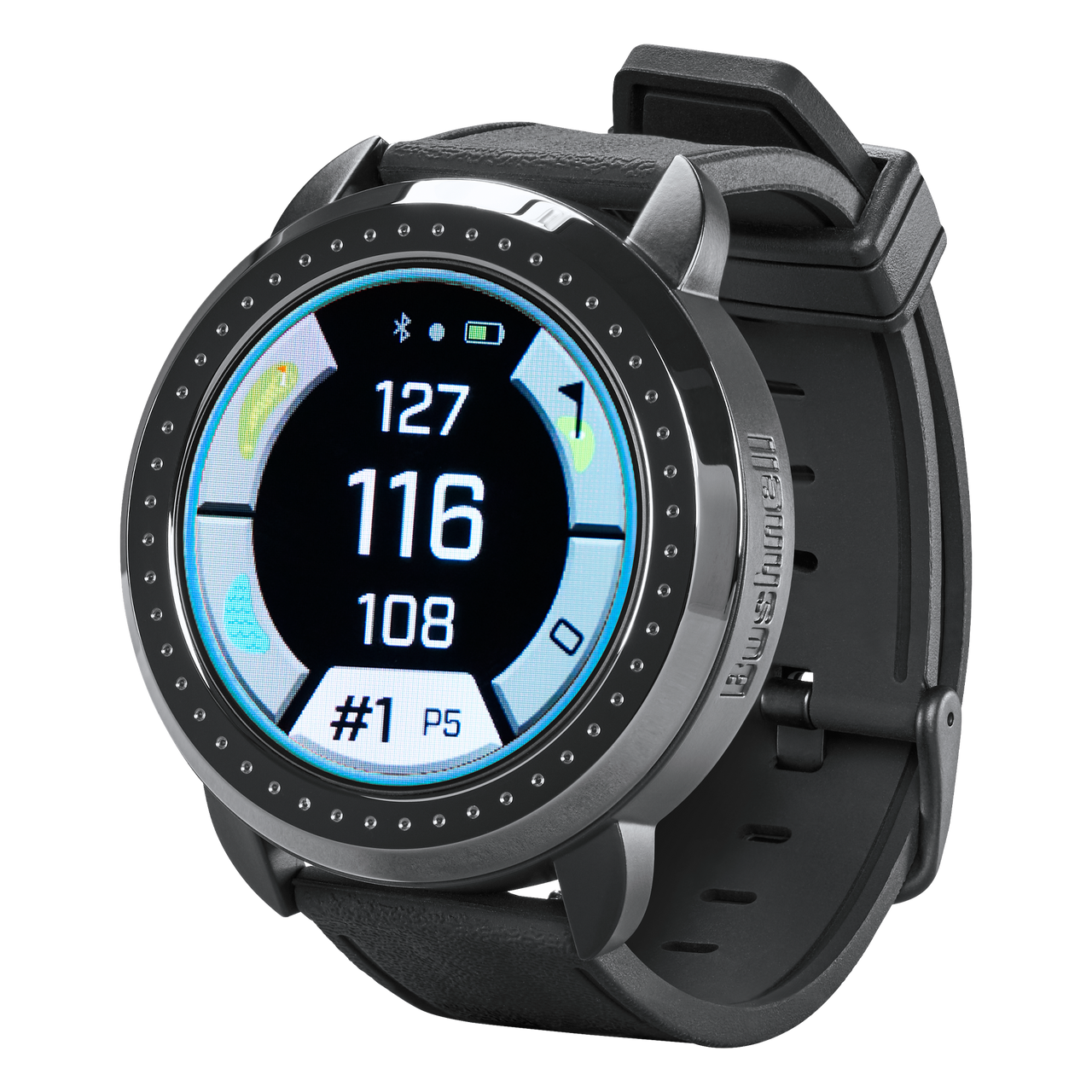 Bushnell iON Elite Golf Watch Black Angled