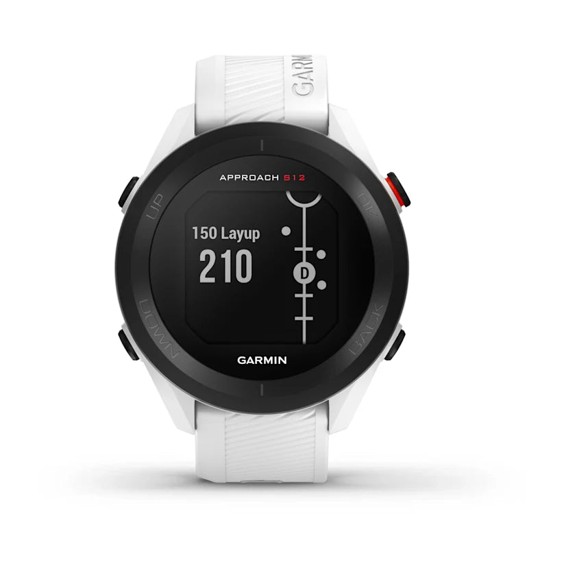 Garmin Approach S12 Golf Watch White Front