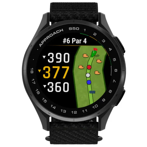 Garmin Approach S50 GPS Golf Watch Distance to Pin