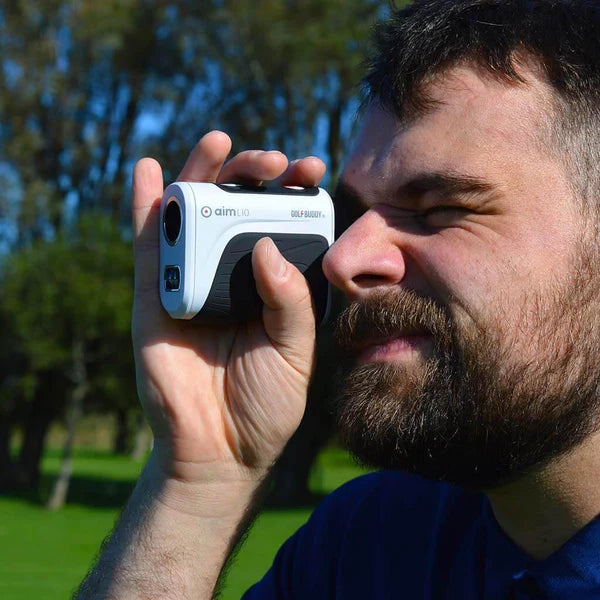GolfBuddy Aim L10 Golf Rangefinder In Hand