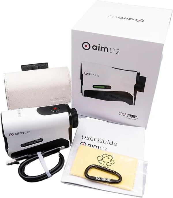 GolfBuddy Aim L12 Golf Rangefinder with Slope In Box