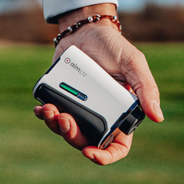 GolfBuddy Aim L12 Golf Rangefinder with Slope In Hand 2