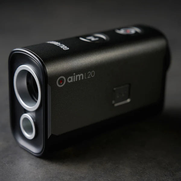 GolfBuddy Aim L20 Golf Rangefinder with Slope Shot Tracking Angled