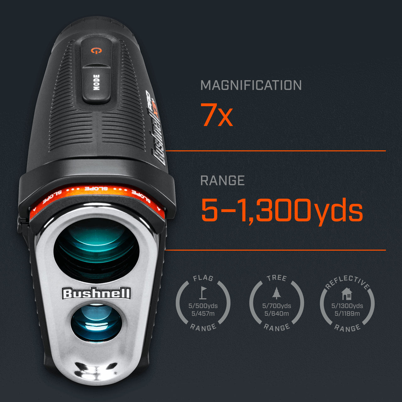 Bushnell ProX3 Link Golf Rangefinder 7x Magnification