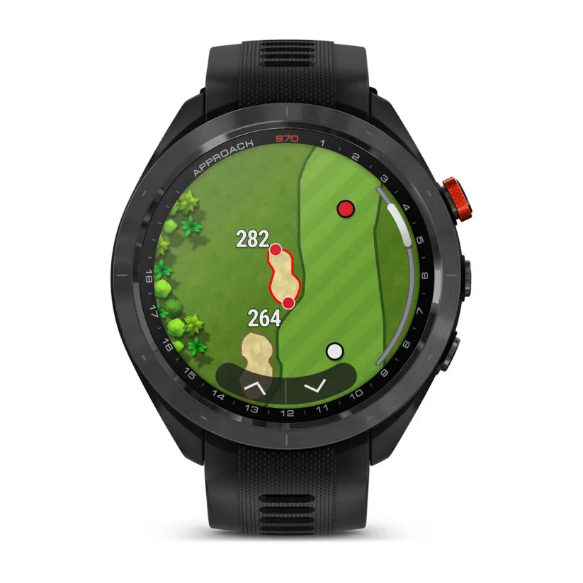 Garmin Approach S70 Golf Watch Black 42mm Bunker Detection