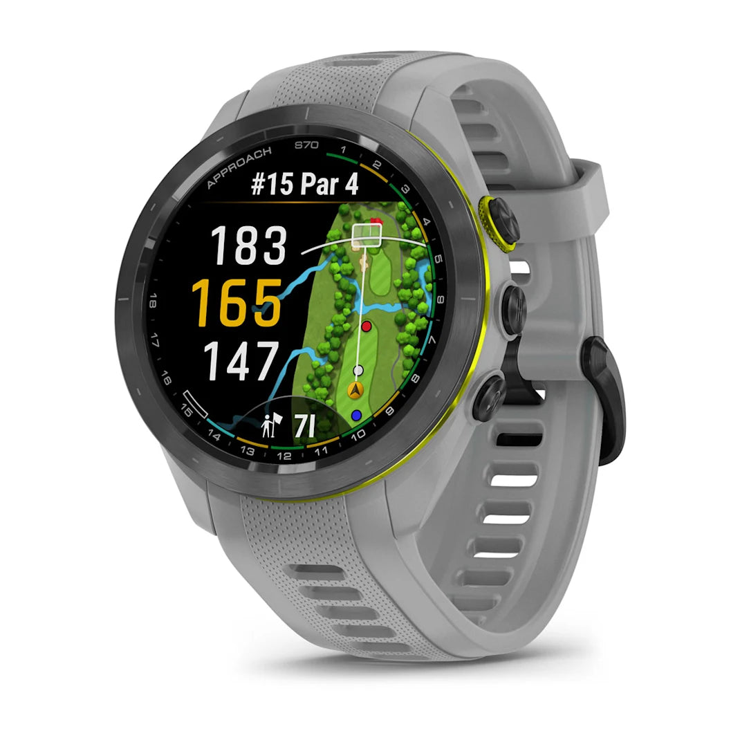 Load video: Garmin Approach S70 Golf Watch