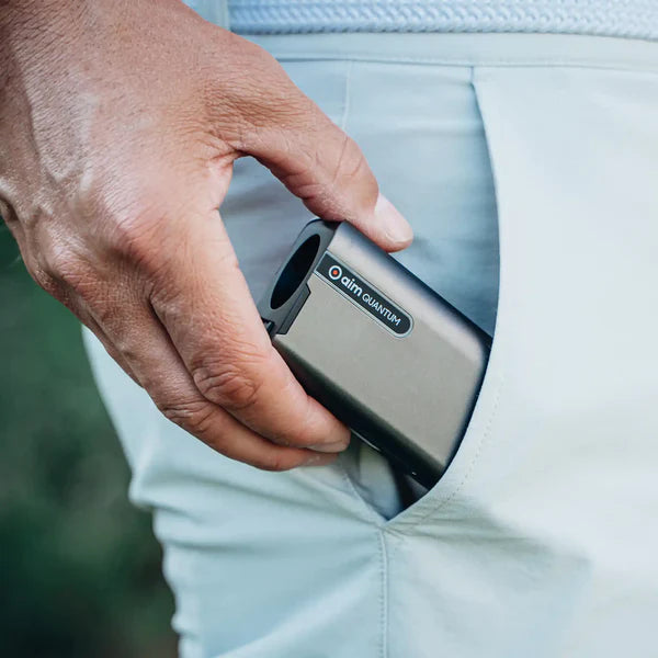 GolfBuddy aim Quantum Premium Pocket Rangefinder In Pocket