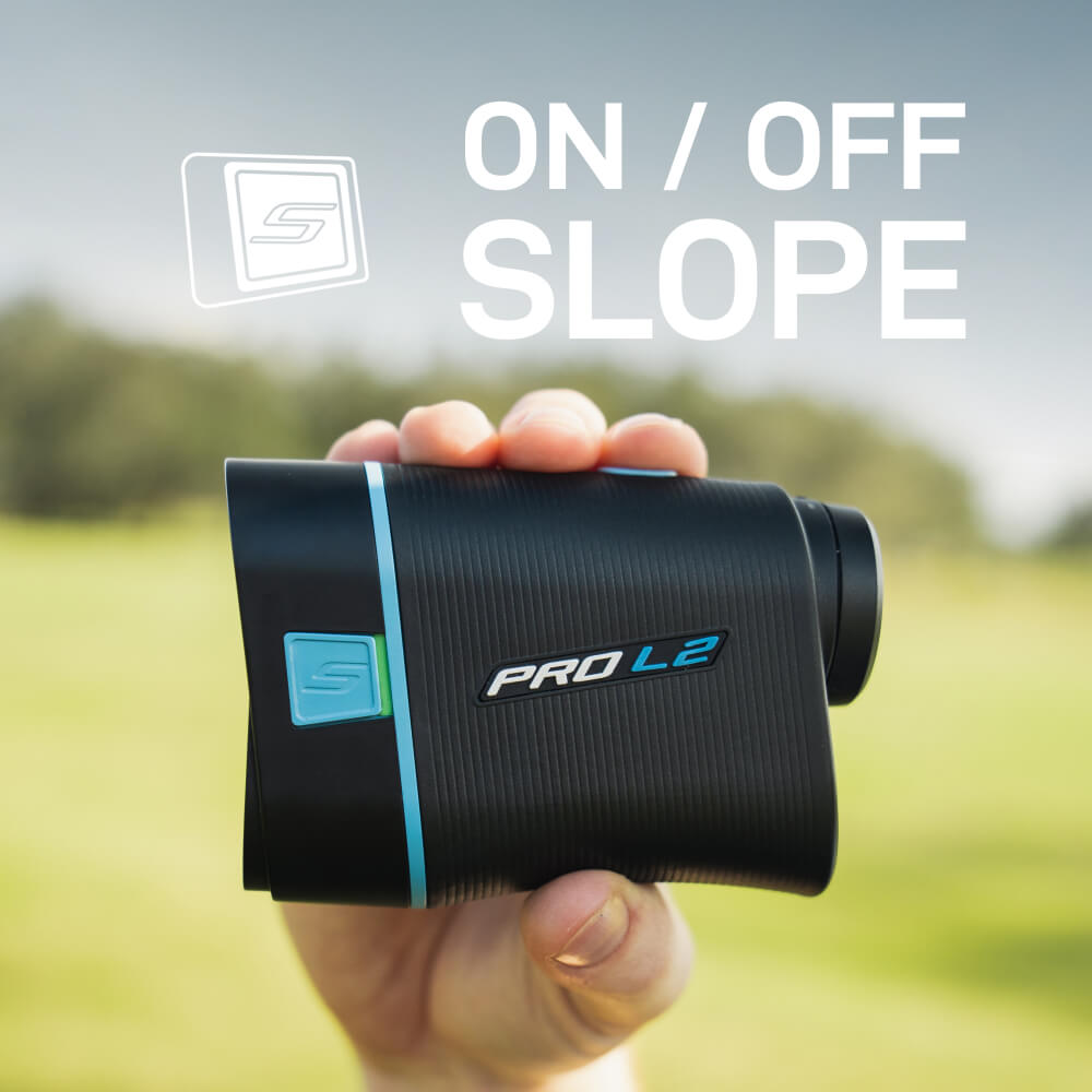 Shot Scope Pro L2 Golf Rangefinder Blue On Off Slope