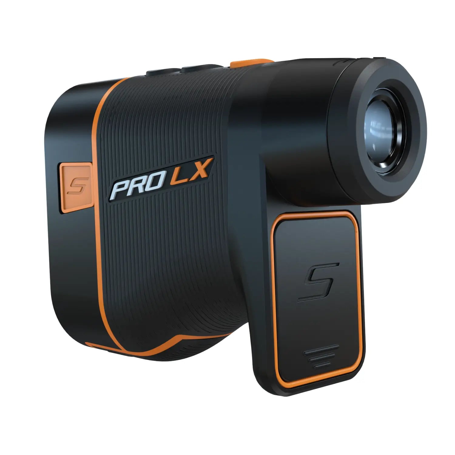 Shot Scope Pro LX 2nd Gen Golf Rangefinder Orange Angled