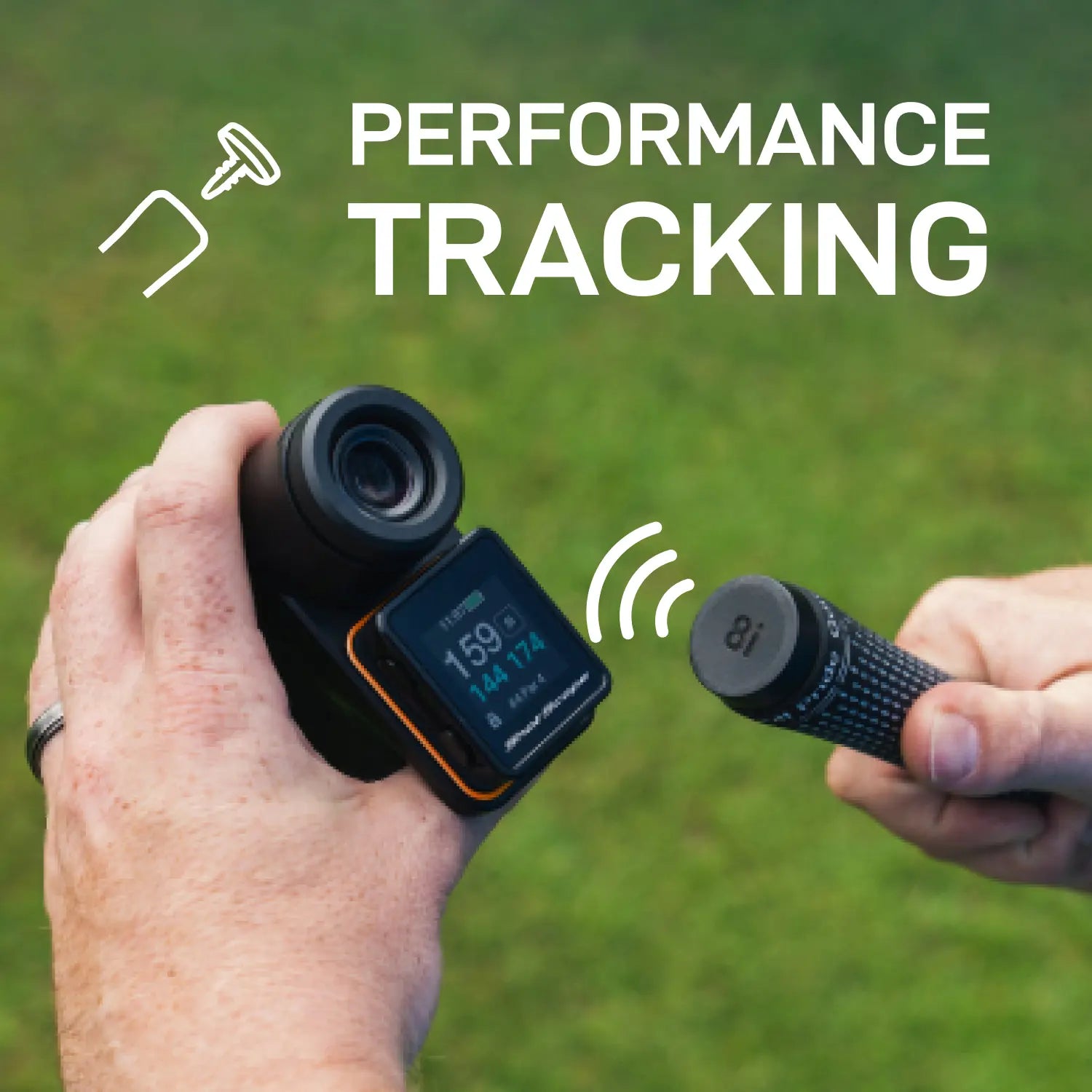 Shot Scope Pro LX 2nd Gen Golf Rangefinder Orange Performance Tracking