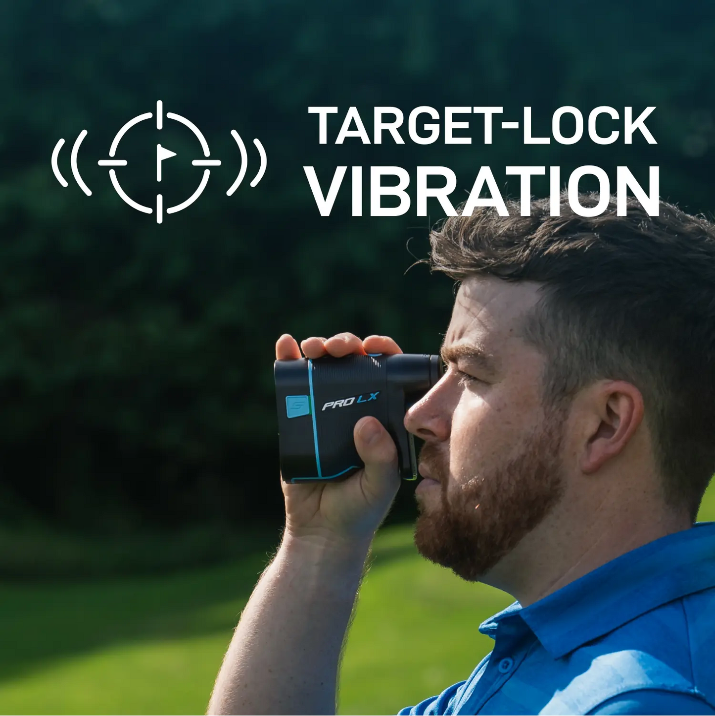 Shot Scope Pro LX 2nd Gen Golf Rangefinder Target Lock Vibration