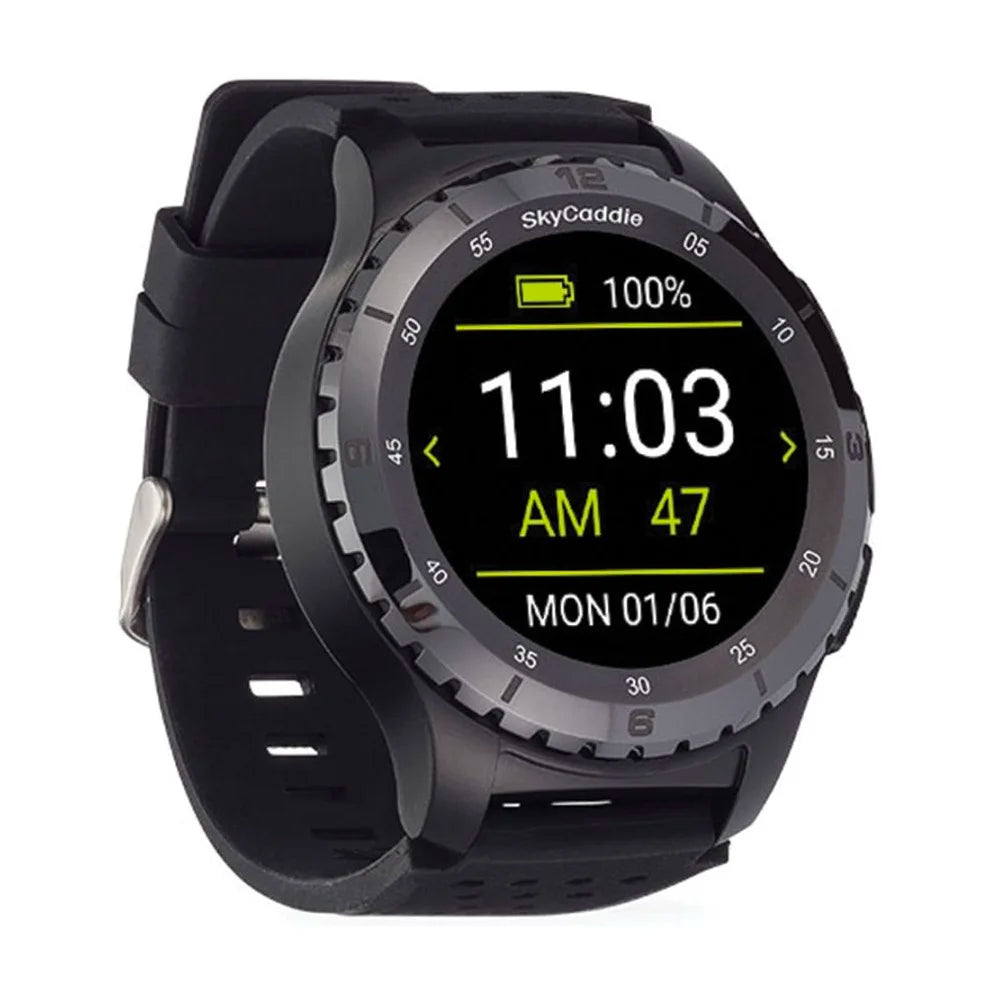 SkyCaddie LX5C Golf Watch Digital Clock Face