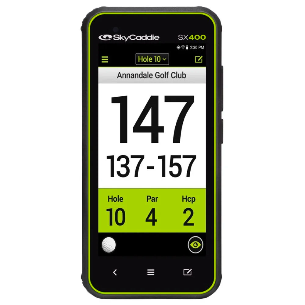 SkyCaddie SX400 Golf GPS Handheld Hole Details