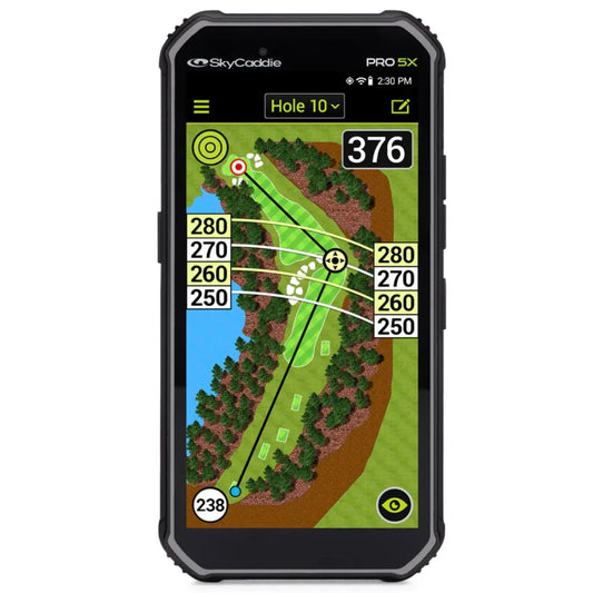 SkyCaddie SX550 Golf GPS Handheld Hole View
