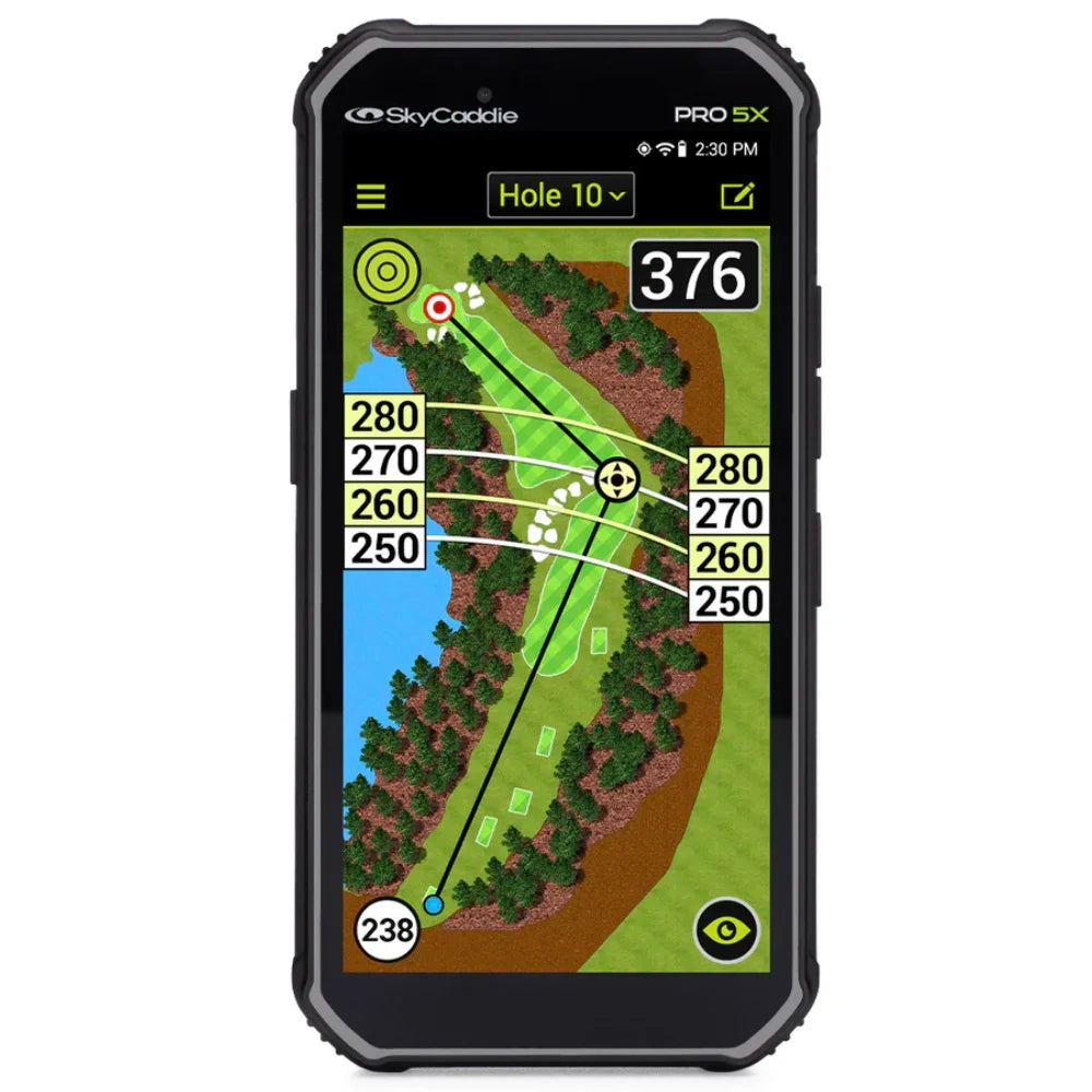 SkyCaddie SX550 Golf GPS Handheld Hole View